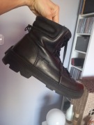 Botki sztyblety kozaki sneakersy lasocki markowe trepy skóra czarne