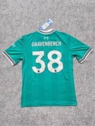 Koszulka piłkarska Adidas Liverpool FC 25/26 Third Kids Gravenberch roz.152