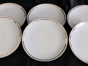 Talerze deserowe Komplet 6 szt małe  porcelana Karolina retro prl 