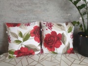 Komplet 2szt poszewki 40x40cm na zakładkę szyte własnoręcznie / bawełna