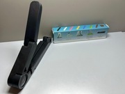 Regulowany stojak na tablet i telefon czarny