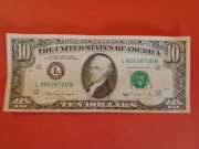 USA 10 DOLARÓW SERIA 1988A BANK OF SAN FRANCISCO L-12