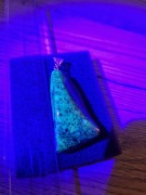 BURSZTYN BAŁTYCKI ZIELONY UNIKALNY  WISIOR  CAŁY KAMIEŃ 17 GRAM SREBRO 925