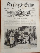 Stara Gazeta I Wojna Światowa- Kriegs-Echo - 1915 r