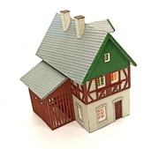 Vintage VERO 5830/129/773/Z  Domek wiejski z szopą Skala TT 1:120 PIKO 