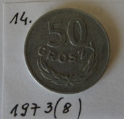 Wyprzedaż kolekcji  Destrukty PRL-u 50 gr 1973/8?/