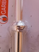 Bombilla alpaka Garibaldi 19 cm z Paragwaju (ufo)