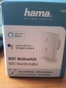 Wyłącznik podwójny Dotykowy Hama biały Alexa google asissistant