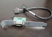 Port COM 9PIN gniazdo do obudowy PC na śledziu hp