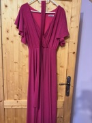 Brokatowa sukienka długa