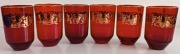 PIĘKNE KIELISZKI DO WINA RUBY RED 