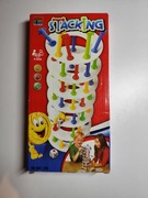 Stacking gra planszowa krzywa wieża , podobna do Jenga 