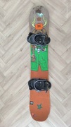 Deska snowboardowa DC 160cm + wiązania SANTA CRUZ L