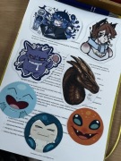 Naklejki syrax gengar flins ren Pokémon snorlax charmander