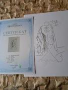 P.Picasso litografia z lat 70 certyfikat