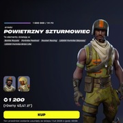 Fortnite Skin Aerial Assault Trooper (Powietrzny Szturmowiec) Gift Prezent