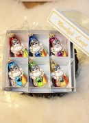 Bombki łowiczanki babuszki zestaw 6 sztuk nowe jak PRL