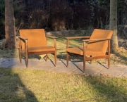 Zestaw foteli BW-20 (300-193) PRL – kultowy design lat 60!