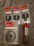 ZESTAW HILTI: 4 Otwornice Bimetal + 6 Wierteł Prowadzących – NOWE