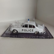 Metalowy model JAGUAR MK II policja 1:43 Kultowe Auta PRL