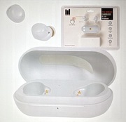 MAŁE SŁUCHAWKI BEZPRZEWODOWE DOUSZNE Z GUMKĄ WYGODNE ERGONOMICZNE ROSELAND