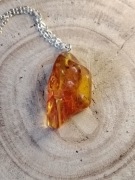 Naszyjnik z Naturalnym Bursztynem Bałtyckim. 
