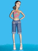 Lalka Barbie - Spodnie My Scene