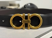 Skórzany pasek dwustronny Salvatore Ferragamo