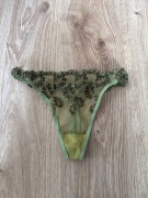 Stringi majtki damskie zielone S