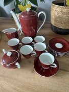 Stary serwis kawowy 6os Ćmielów lata 70