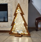 Choinka drewniana ozdobna 