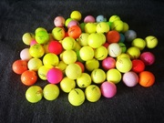 Piłki golfowe 100 sztuk kolorowe stan bardzo dobry