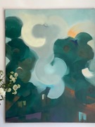 Obraz olejny, pejzaż, na płótnie 