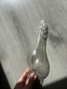 Duży Szklany Klosz do Lampy Naftowej Komin Lampa