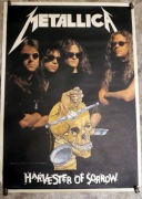 plakat Metallica Harvester Of Sorrow thrash heavy metal rock PRL