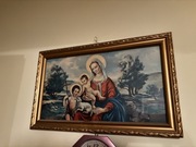 Obraz Maryi ze Św.Janem i dzieciątkiem