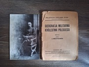J. Piłsudski GEOGRAFJA MILITARNA KRÓLESTWA Polski 1910 unikat!