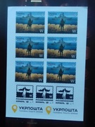 Znaczki Naklejki ruski okręt wojenny  6 szt