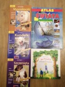 zestaw 5 książek   m.in. kundelki