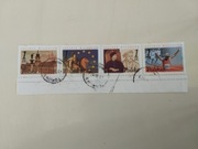 Fi 3780 Pasek znaczek 3792 3793 3794 3795 Milenium Rocznik 2001