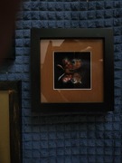 Motyl obraz 3d, filcowany na sucho