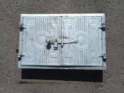 Stare drzwiczki żeliwne do pieca chlebowego wędzarnia grill 