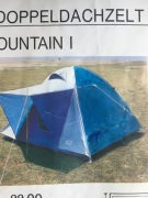 Solidny niemiecki namiot z podwójnym dachem