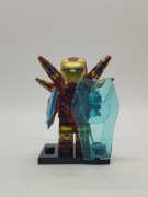 Minifigurka Iron Man z Tarczą Avengers Marvel Kompatybilna z LEGO