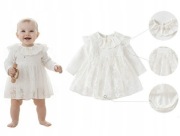 Sukienka do chrztu r80