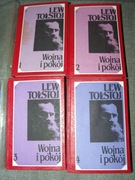 Wojna I Pokój - Lew Tołstoj - T.1- 4 - komplet
