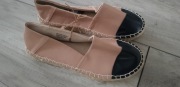 Primark espadryle 39/uk6 new pudrowe
