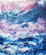 Obraz pouring akryl 50x70