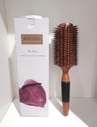 Okrągła szczotka do suszenia modelowania włosów z naturalnego włosia dzika