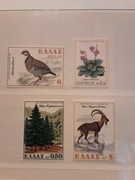Grecja 1970   Mi  1049-52   ptak muflon  seria  czyste idealna